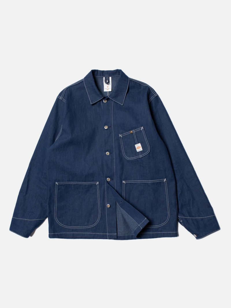 Denim patch deals pocket chore coat