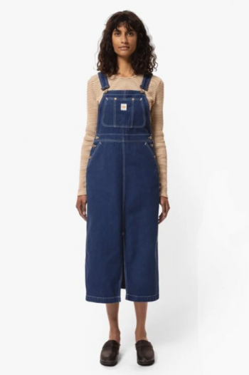 INGER UD DUNGAREES DRESS BLUE