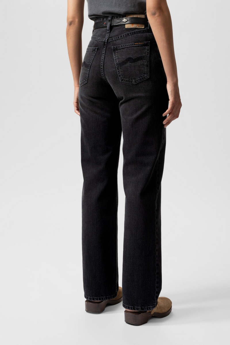 CLEAN EILEEN BLACK CROSSHATCH