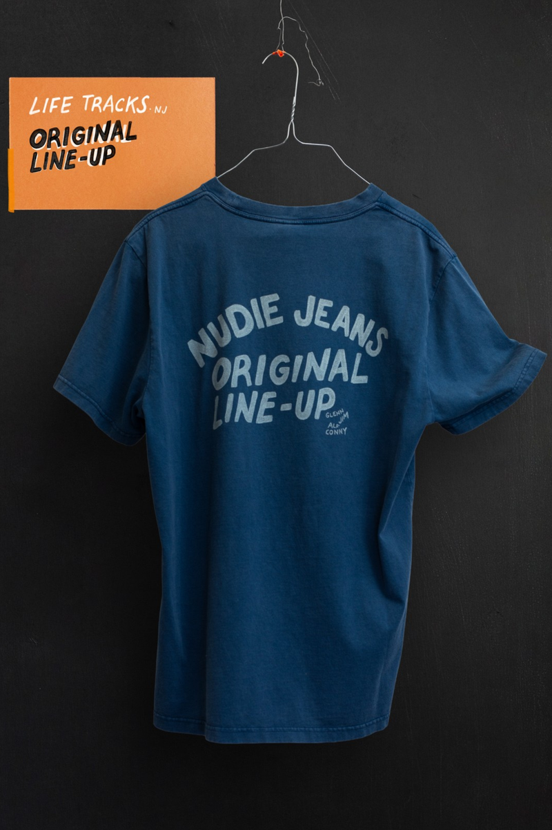ROY T-SHIRT OG LINEUP  FRENCH BLUE