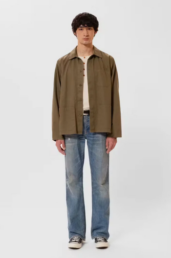BUDDY HERRINGBONE CHORE JACKET OLIVE