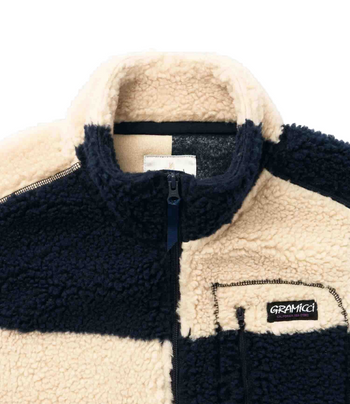 CHECKERED SHERPA VEST