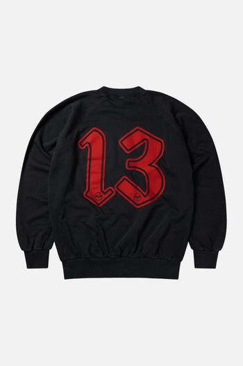 FADED SUPPORTIVE FINGER RAGLAN SWEAT