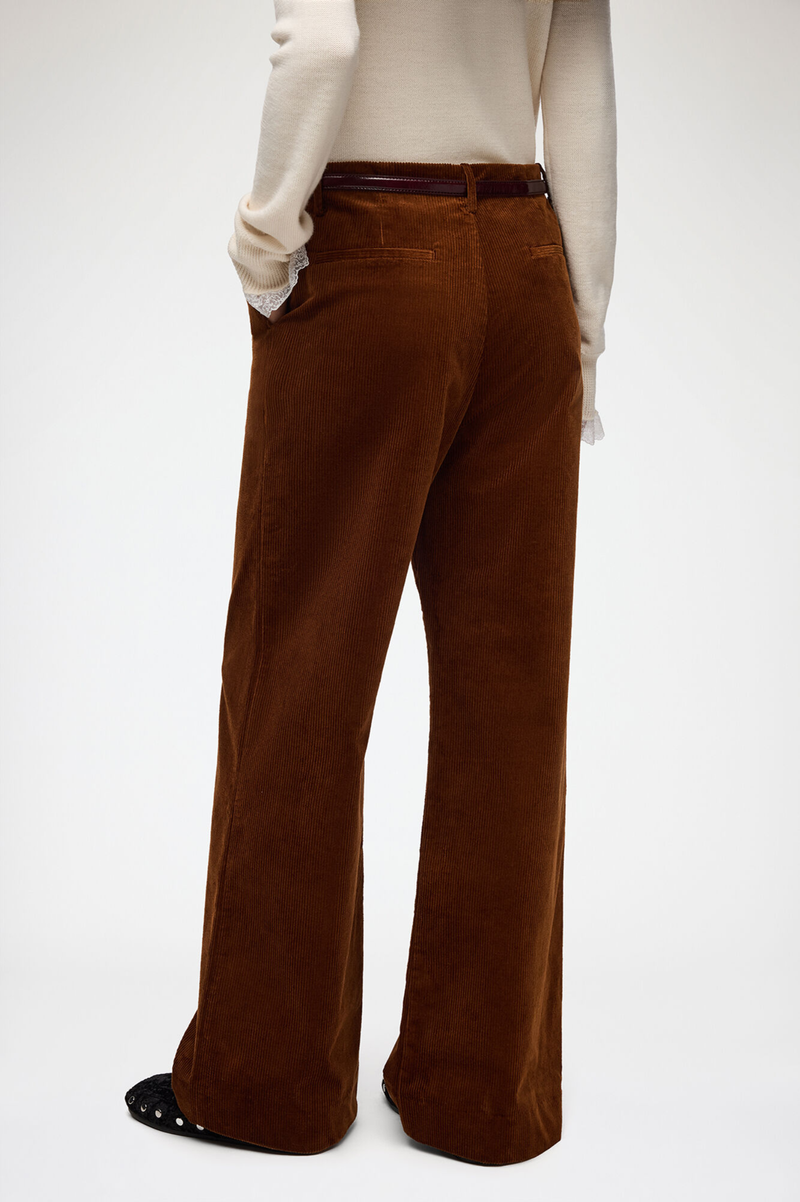 CORDUROY LOW CROTCH PANTS