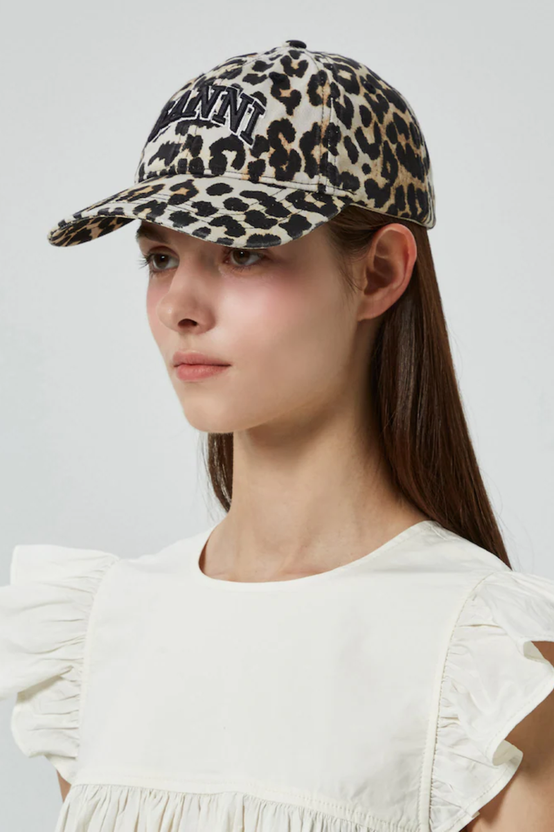 WASHED COTTON CANVAS CAP LEO EMB