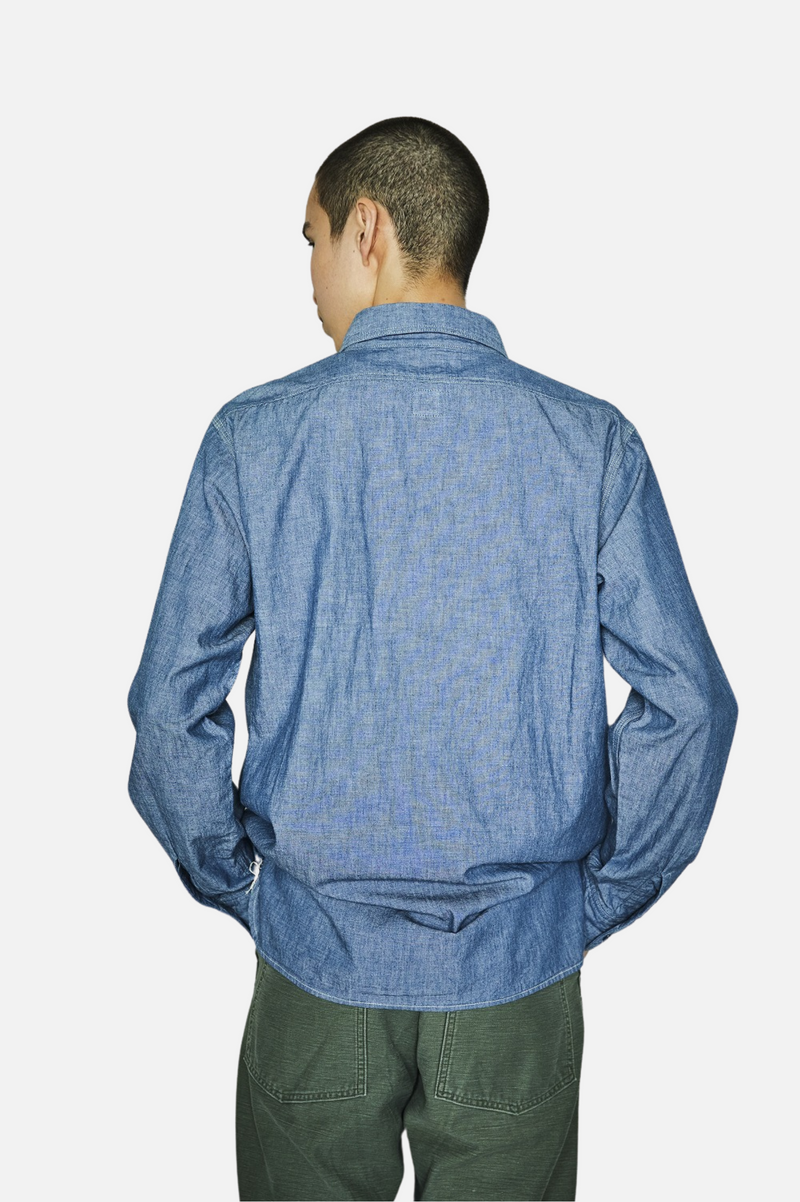 SLIM FIT CHAMBRAY WORK SHIRT
