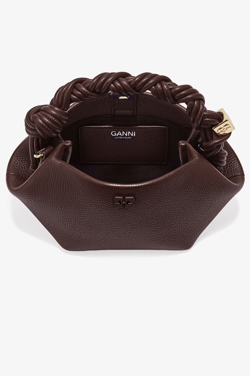 GANNI BOU BAG MINI GRAINED