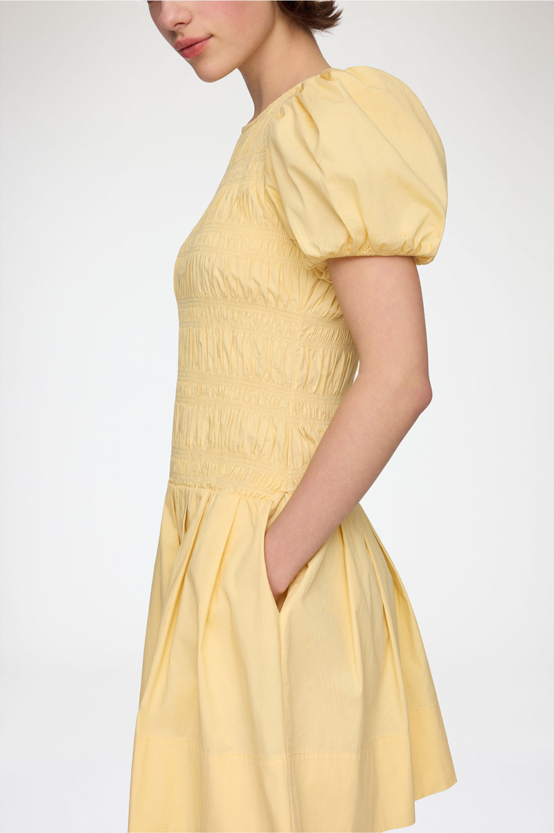 MARL MESH DRAPED KNOT DETAILING LONG DRESS