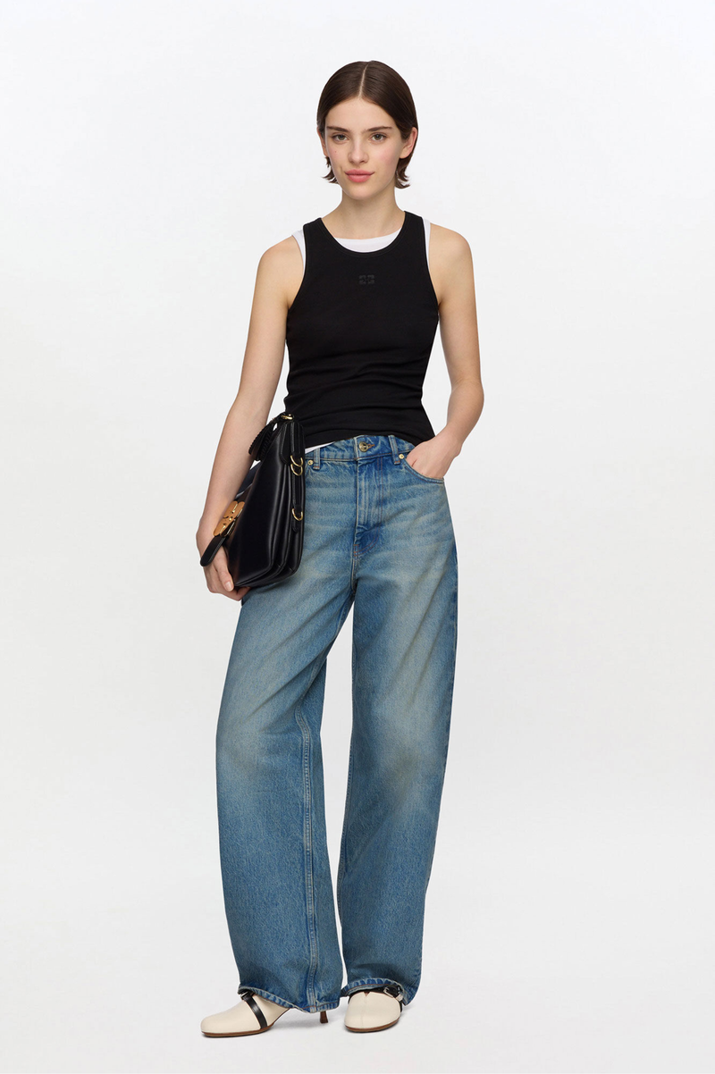 SOFT COTTON RIB TANK TOP