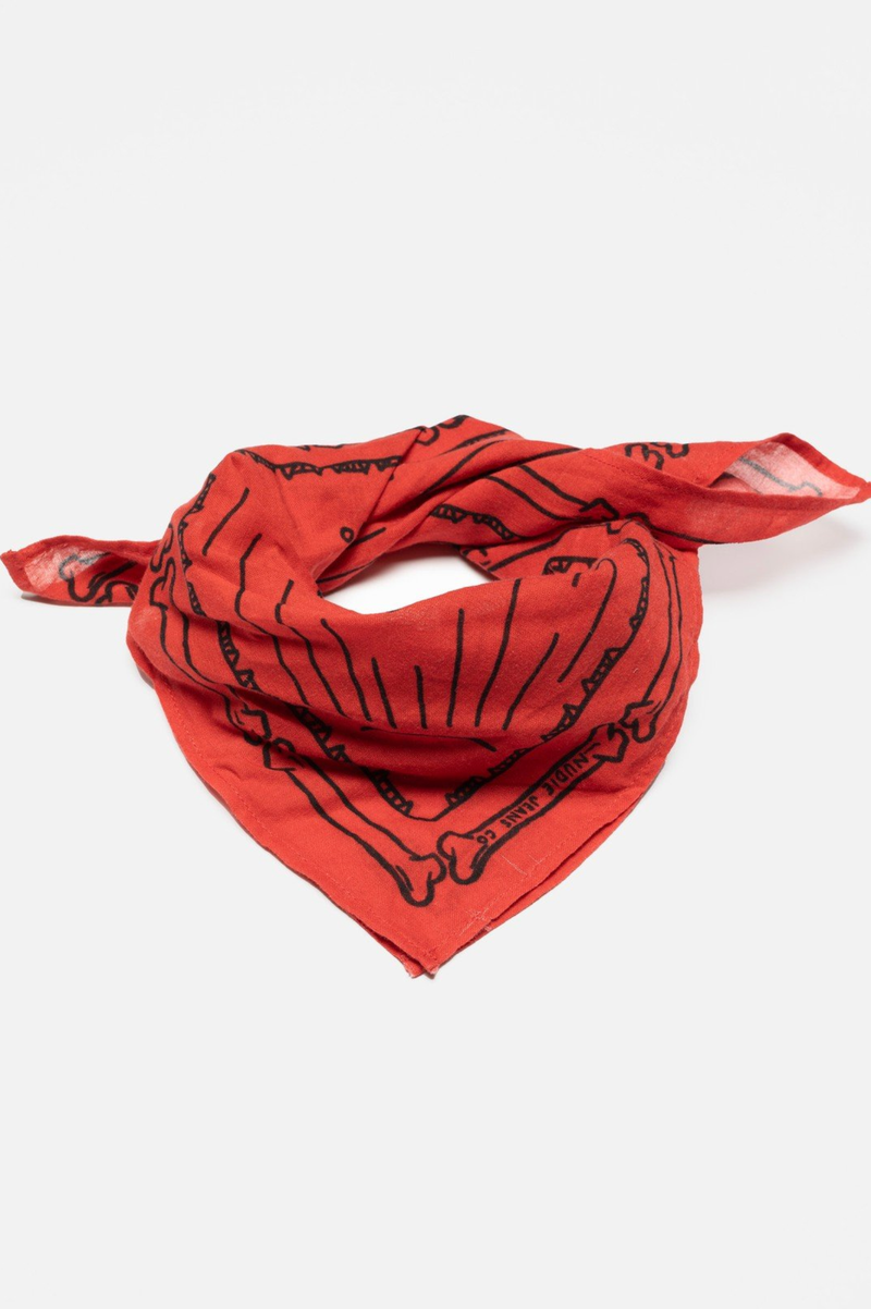INGRID BANDANA DOUBLE CROSS RED