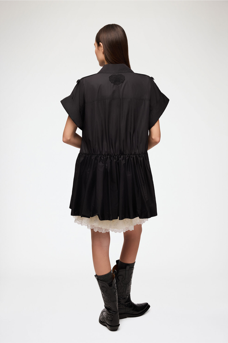 FLYWEIGHT NYLON MINI UTILITY DRESS