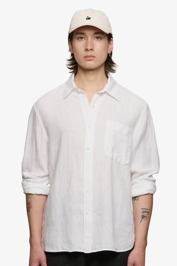 SHIRT20LI RELAXED FIT LINEN LONG SLEEVE SHIRT