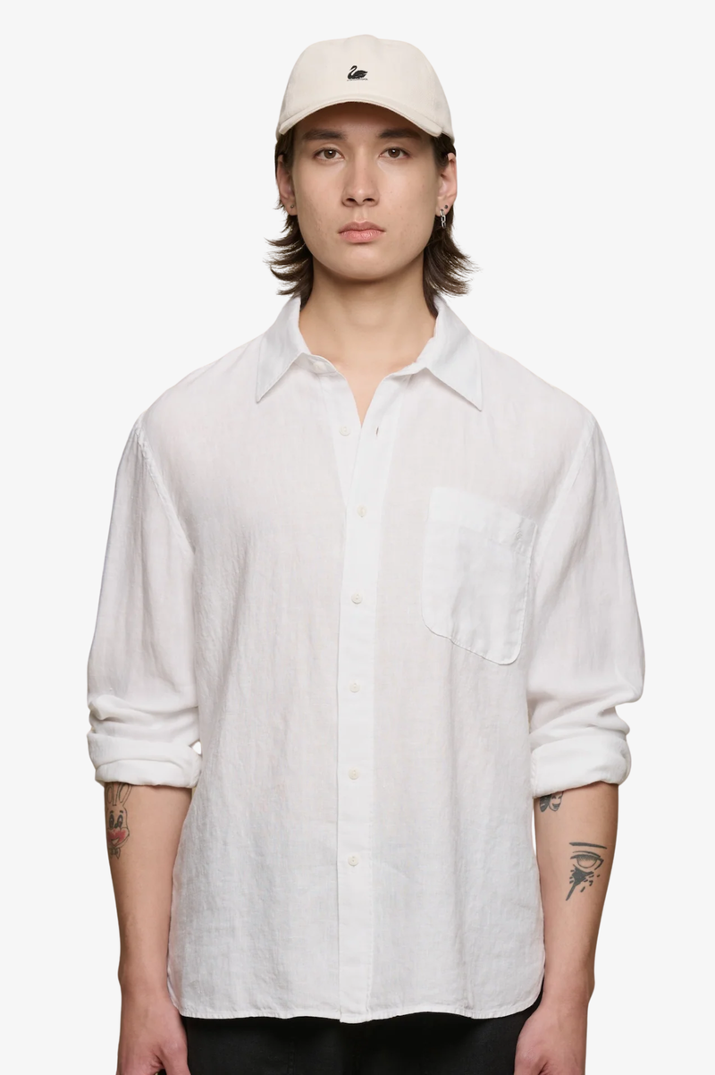 SHIRT20LI RELAXED FIT LINEN LONG SLEEVE SHIRT