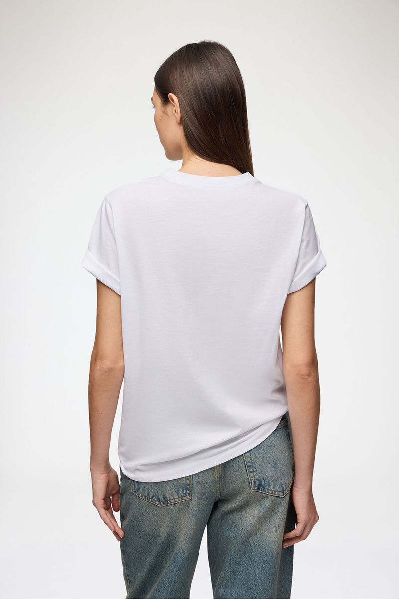 BASIC COTTON RELAXED T-SHIRT TEDDY MUSHROOMS