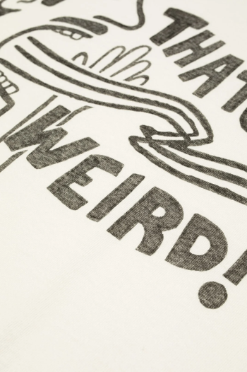 KOFFE TSHIRT THATS WEIRD  CHALK WHITE