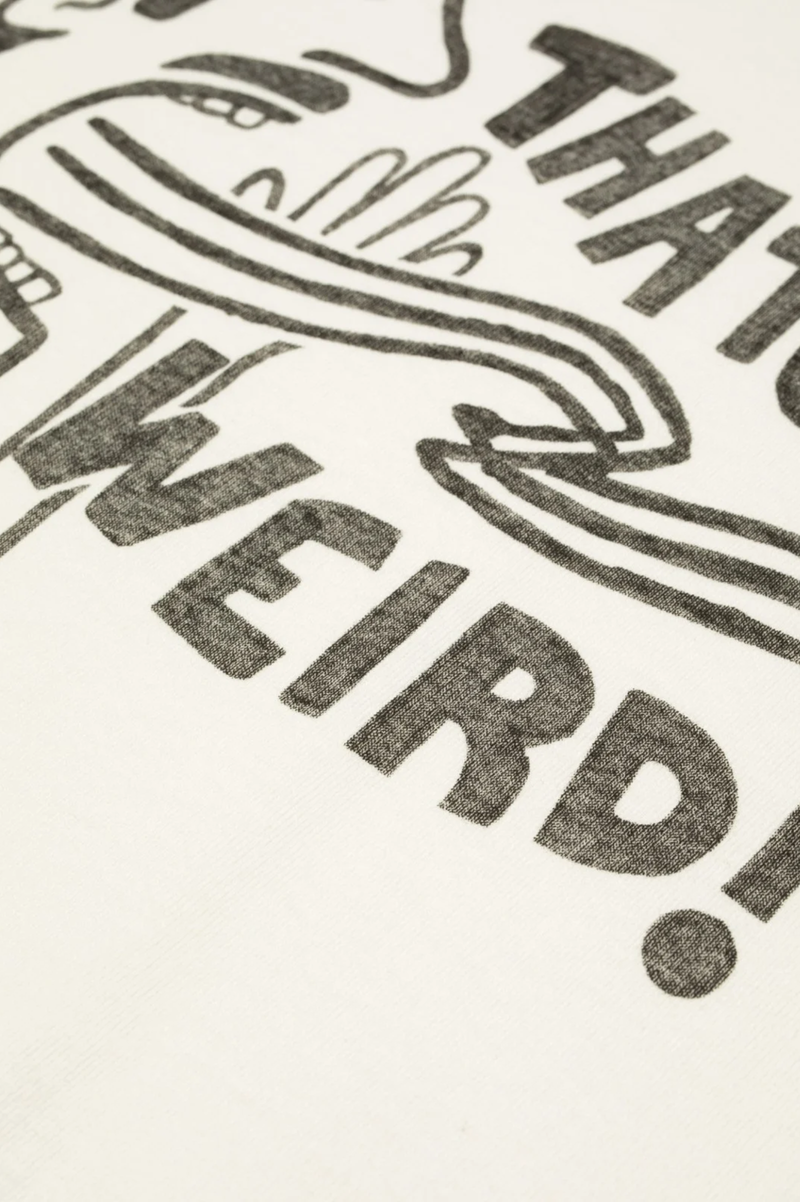 KOFFE TSHIRT THATS WEIRD  CHALK WHITE