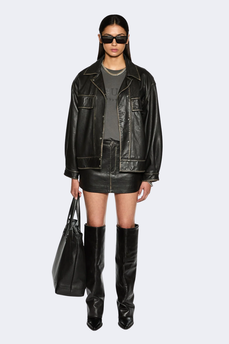 CREED JACKET AGED BLACK