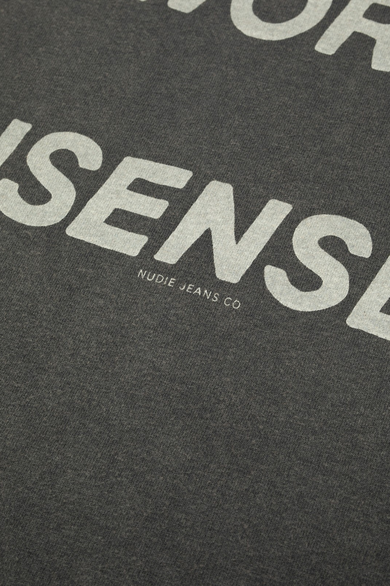 ROY T-SHIRT MAKE SENSE  ANTRACITE