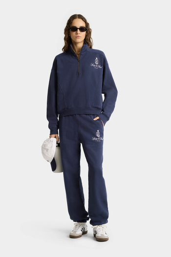 VENDOME EMBROIDERED QUARTER ZIP