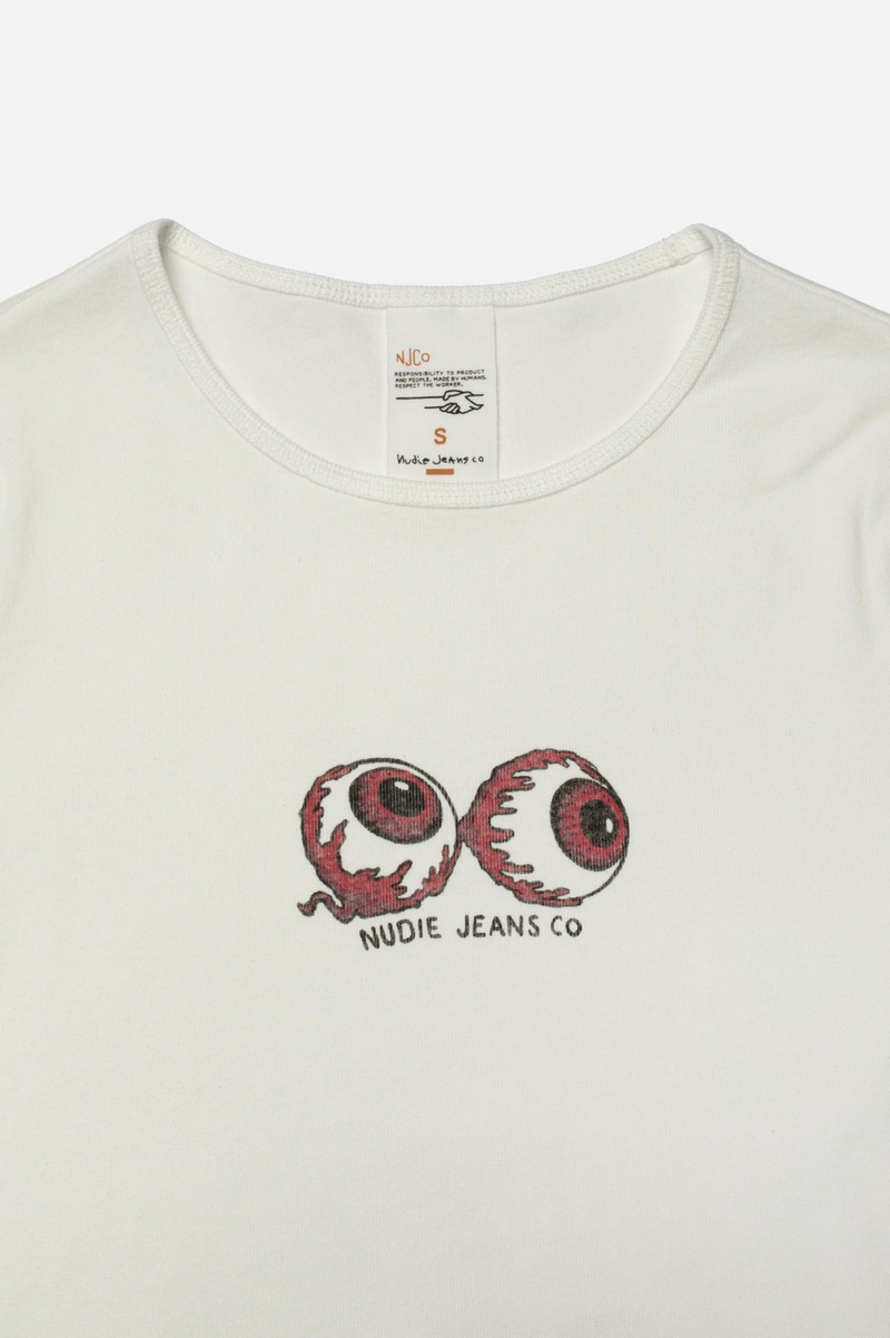 EVE T-SHIRT EYEBALLS  OFFWHITE