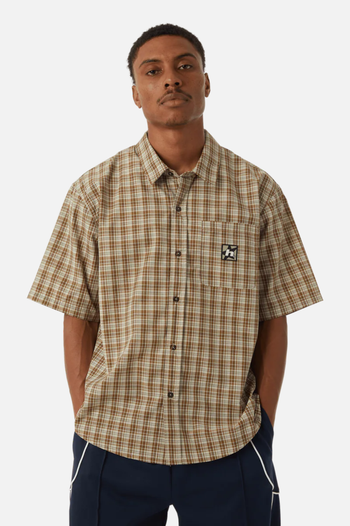 H STAR PLAID S/S SHIRT