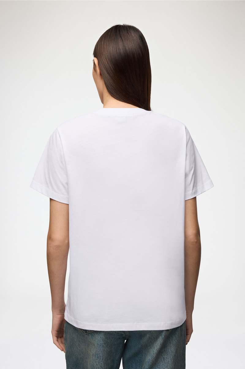 BASIC COTTON JERSEY CHERRY WITH CAVIAR