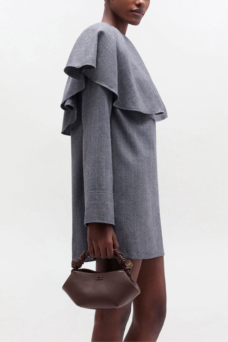 GANNI BOU BAG MINI GRAINED