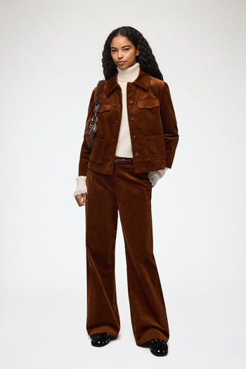 CORDUROY LOW CROTCH PANTS