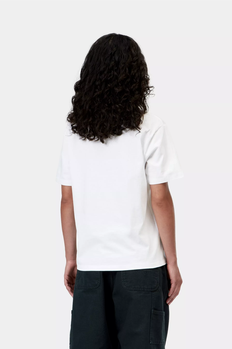 W' S/S POCKET SMALL HEART T-SHIRT