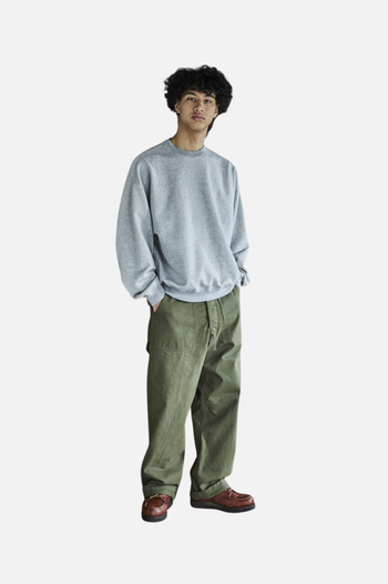 HERRINGBONE VINTAGE FIT FATIGUE PANTS