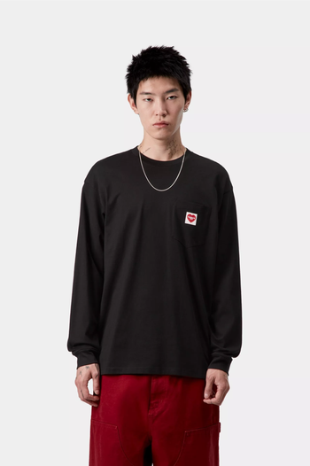 L/S POCKET HEART T-SHIRT