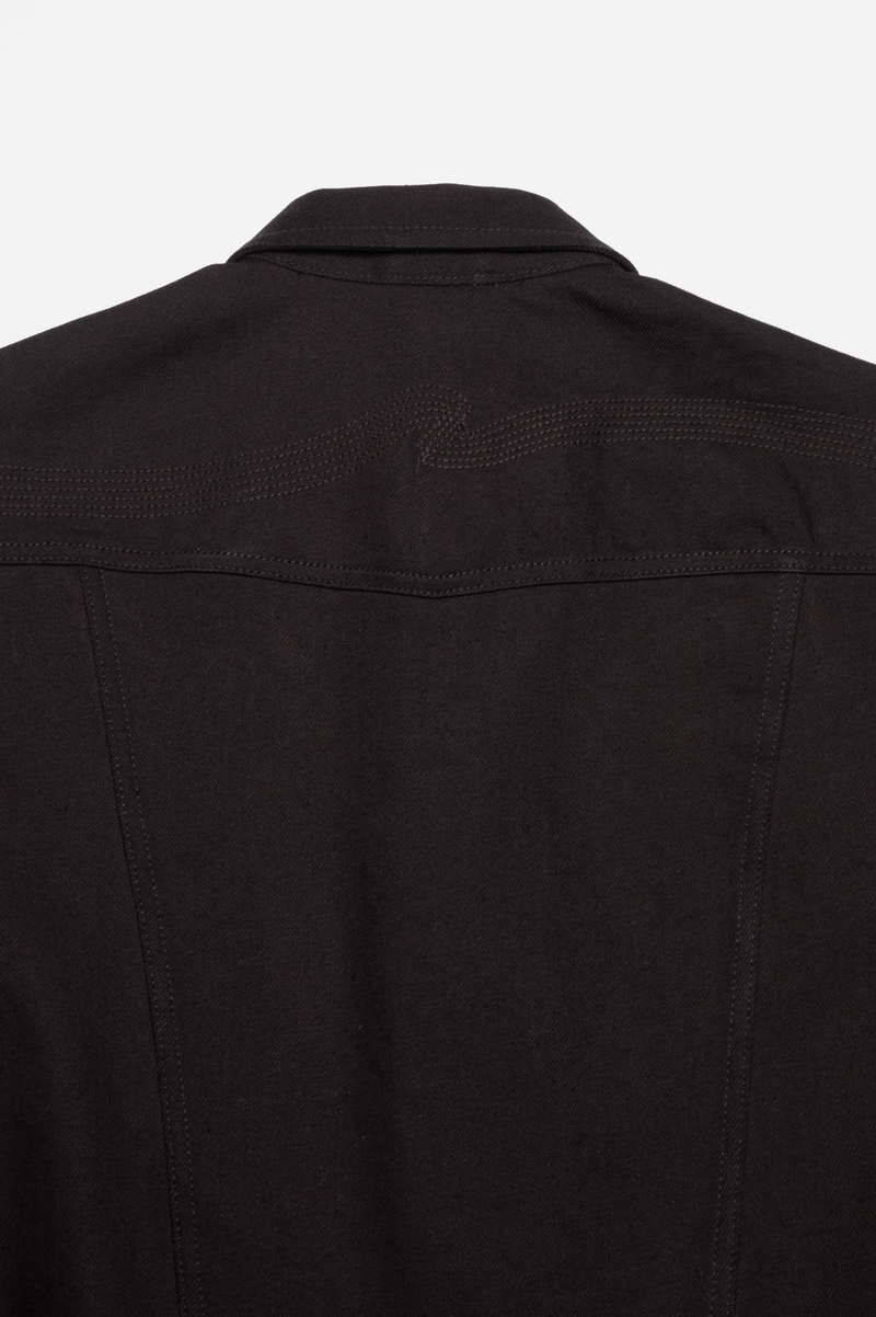 CONNY DENIM JKT DRY BLACK TAR BLACK SKIES