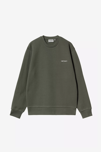 SCRIPT EMBROIDERY SWEATSHIRT