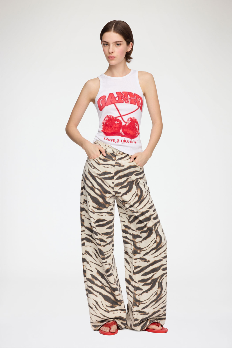 PRINT DENIM LARI JEANS