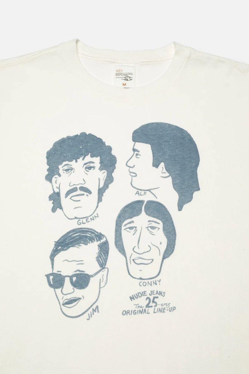 ROY T-SHIRT FAB FOUR  CHALK WHITE