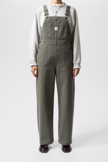 KLARA DUCK CANVAS DUNGAREES GREEN