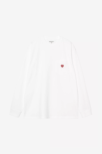 L/S POCKET HEART T-SHIRT