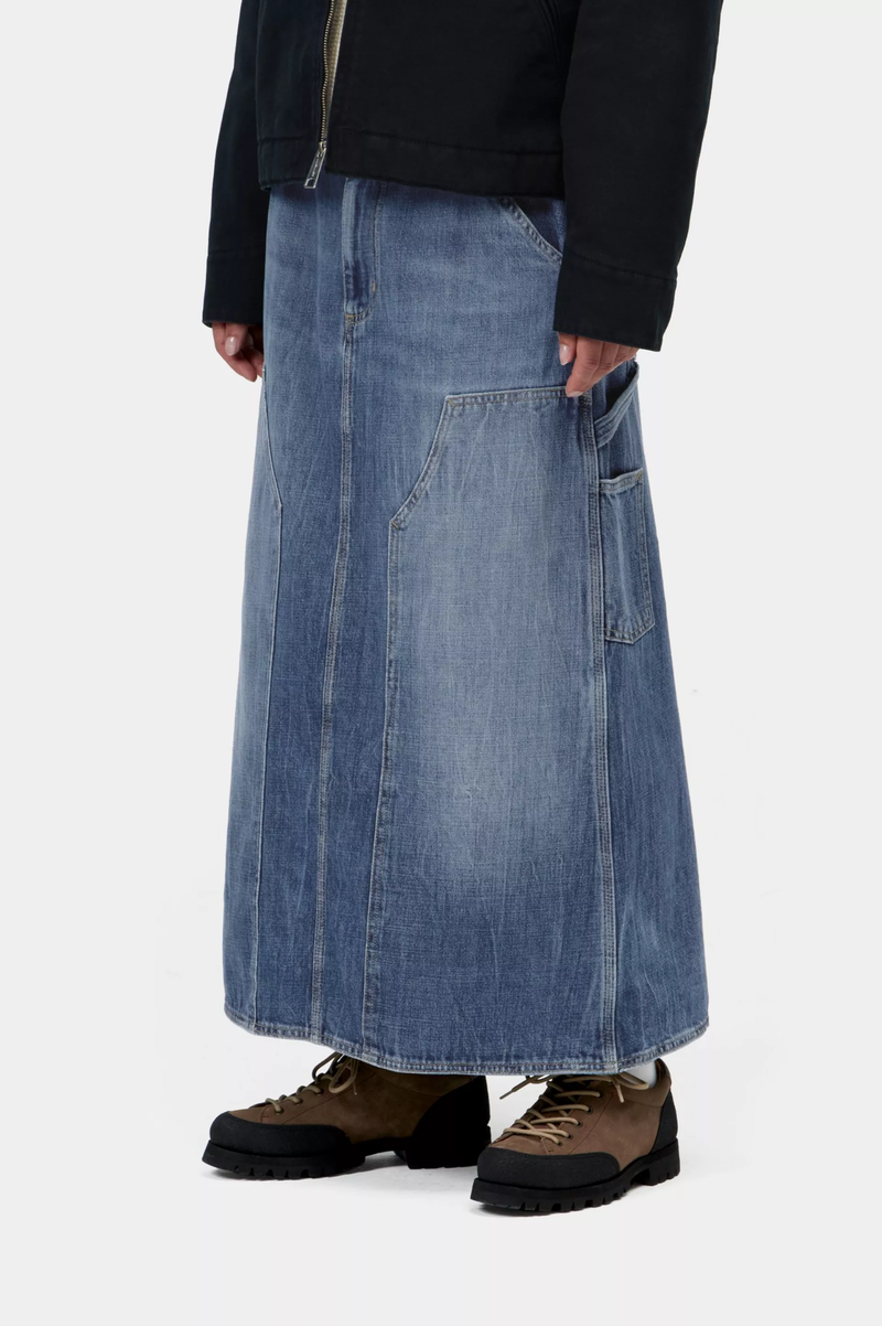W' DOUBLE KNEE SKIRT LONG