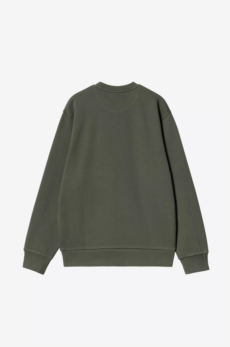 SCRIPT EMBROIDERY SWEATSHIRT