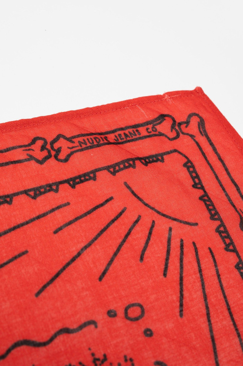 INGRID BANDANA DOUBLE CROSS RED