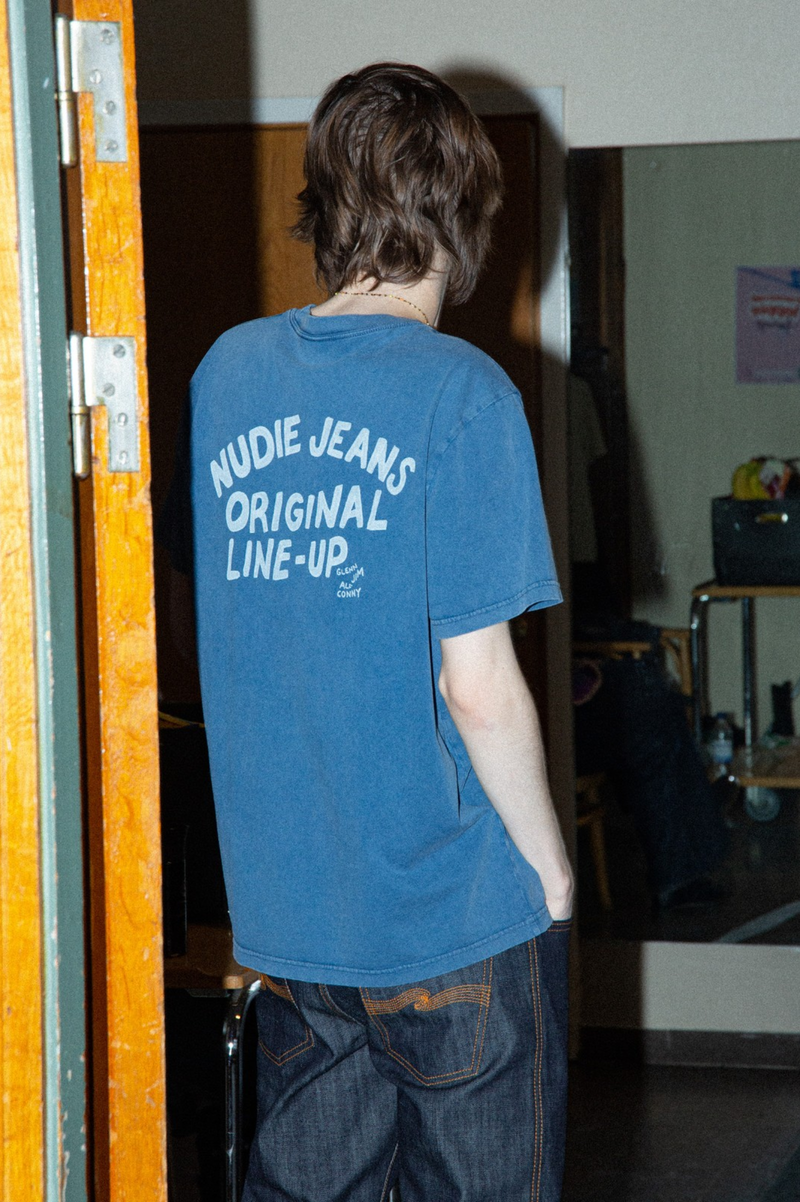 ROY T-SHIRT OG LINEUP  FRENCH BLUE
