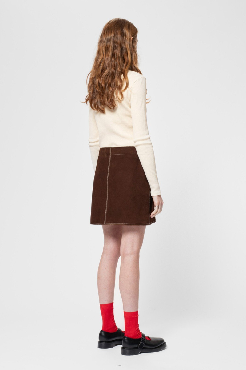 ELVY WESTERN SUEDE SKIRT