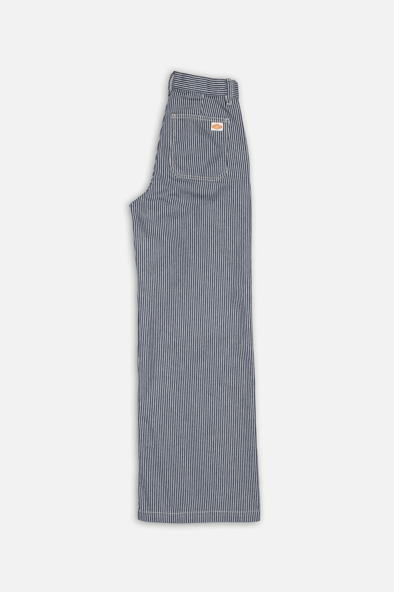 INEZ STRIPED PANTS  BLUE/OFFWHITE