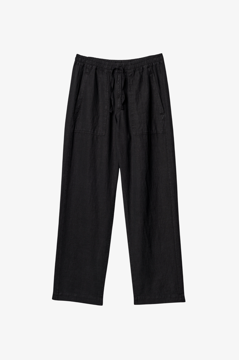 PANTS05 WORKERS'S LINEN DRAWSTRING PANTS