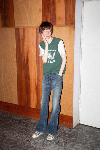 ROY SHORT T-SHIRT COWBELL OFFWHITE/GREEN