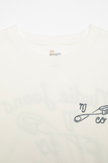 ROY T-SHIRT NJCO PIN  CHALK WHITE