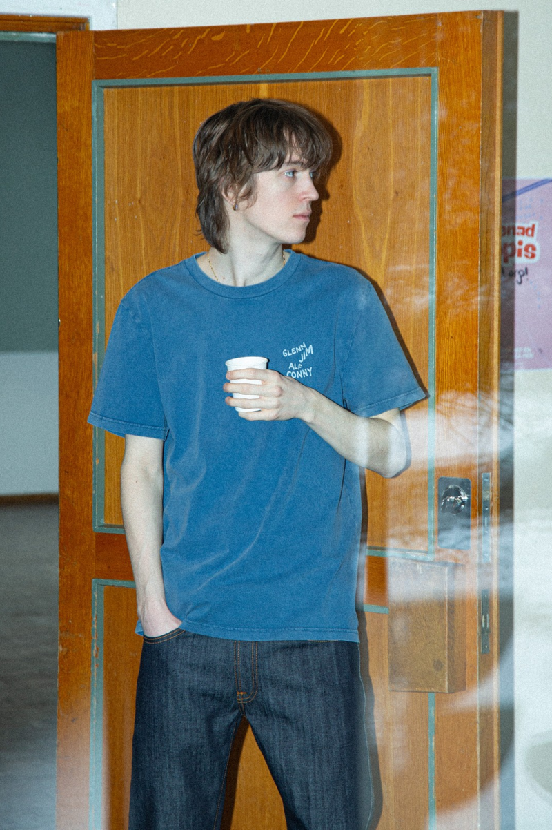 ROY T-SHIRT OG LINEUP  FRENCH BLUE