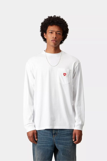 L/S POCKET HEART T-SHIRT