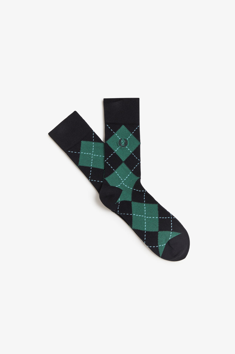 ARGYLE JACQUARD SOCK
