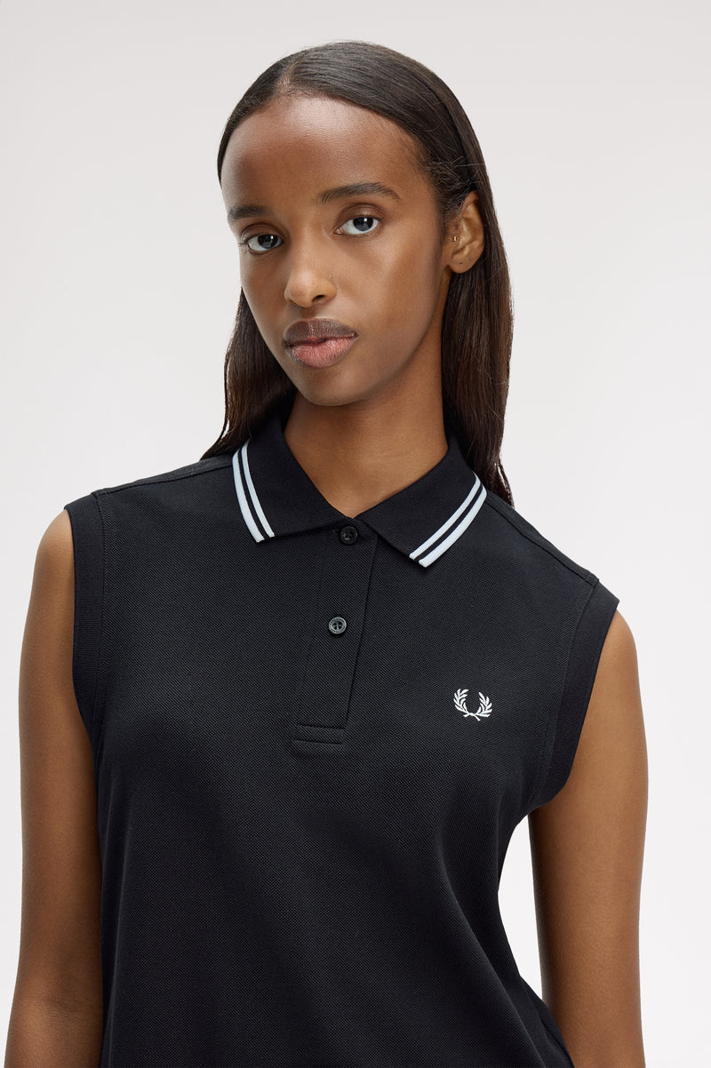 THE SLEEVELESS FRED PERRY SHIRT DRESS